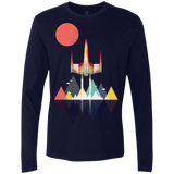 T-Shirts Midnight Navy / S Sunset Fighter Men's Premium Long Sleeve