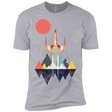 T-Shirts Heather Grey / X-Small Sunset Fighter Men's Premium T-Shirt