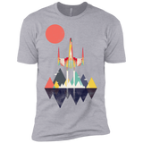 T-Shirts Heather Grey / X-Small Sunset Fighter Men's Premium T-Shirt
