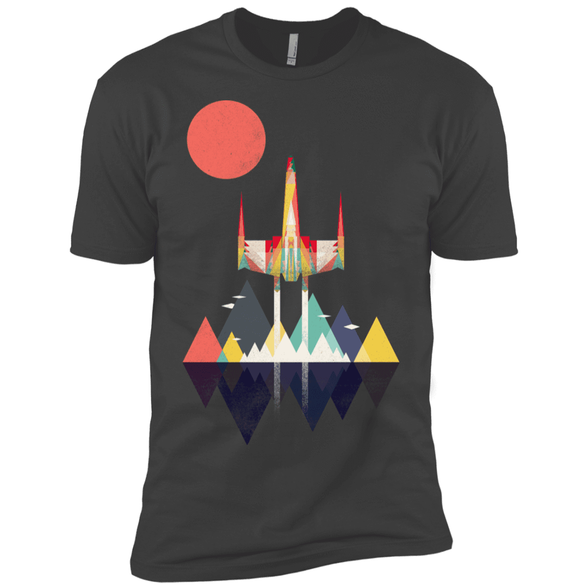 T-Shirts Heavy Metal / X-Small Sunset Fighter Men's Premium T-Shirt