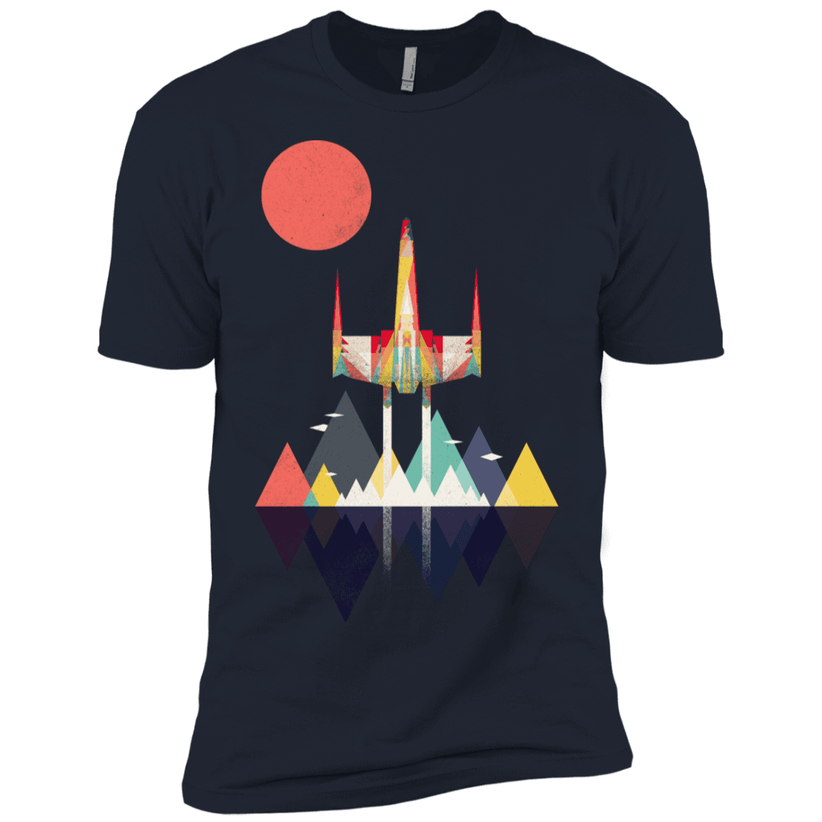 T-Shirts Midnight Navy / X-Small Sunset Fighter Men's Premium T-Shirt