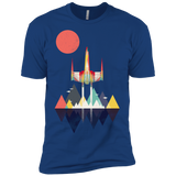 T-Shirts Royal / X-Small Sunset Fighter Men's Premium T-Shirt