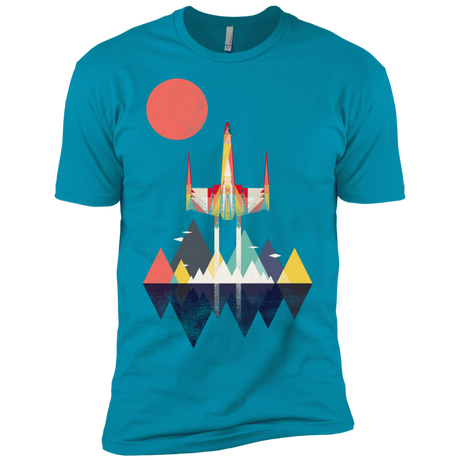 T-Shirts Turquoise / X-Small Sunset Fighter Men's Premium T-Shirt
