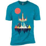 T-Shirts Turquoise / X-Small Sunset Fighter Men's Premium T-Shirt