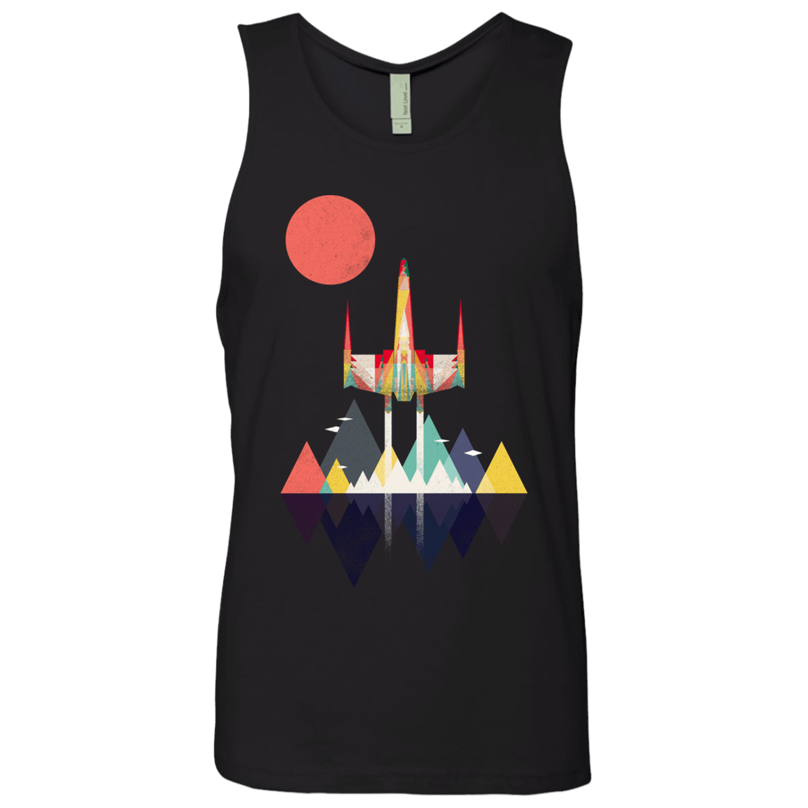 T-Shirts Black / S Sunset Fighter Men's Premium Tank Top