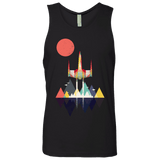 T-Shirts Black / S Sunset Fighter Men's Premium Tank Top