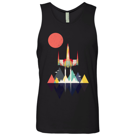 T-Shirts Black / S Sunset Fighter Men's Premium Tank Top