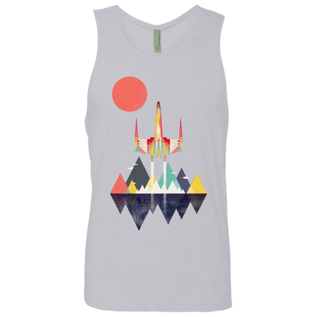 T-Shirts Heather Grey / S Sunset Fighter Men's Premium Tank Top