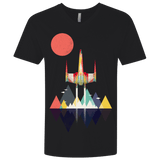 T-Shirts Black / X-Small Sunset Fighter Men's Premium V-Neck