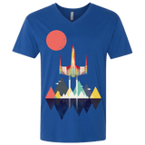 T-Shirts Royal / X-Small Sunset Fighter Men's Premium V-Neck