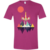 T-Shirts Antique Heliconia / S Sunset Fighter Men's Semi-Fitted Softstyle