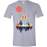 T-Shirts Sport Grey / X-Small Sunset Fighter Men's Semi-Fitted Softstyle