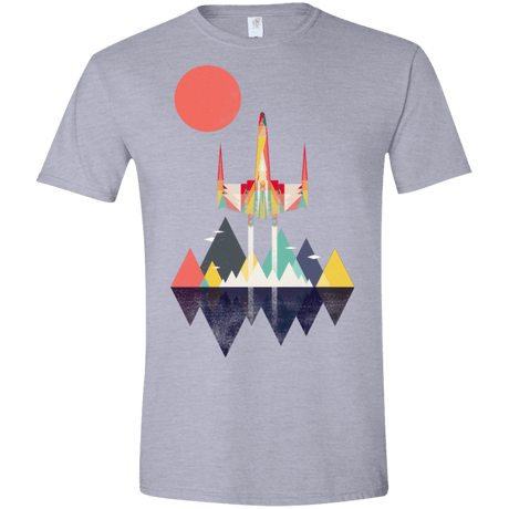 T-Shirts Sport Grey / X-Small Sunset Fighter Men's Semi-Fitted Softstyle