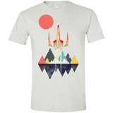 T-Shirts White / X-Small Sunset Fighter Men's Semi-Fitted Softstyle