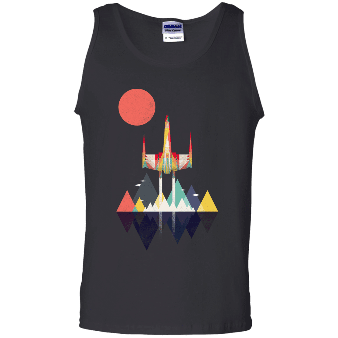 T-Shirts Black / S Sunset Fighter Men's Tank Top