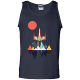 T-Shirts Navy / S Sunset Fighter Men's Tank Top