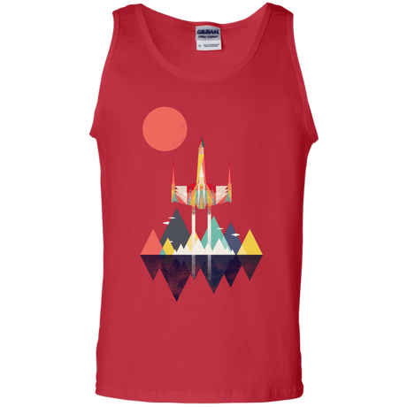 T-Shirts Red / S Sunset Fighter Men's Tank Top