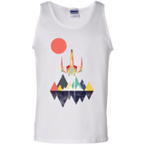 T-Shirts White / S Sunset Fighter Men's Tank Top