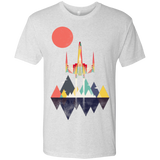 T-Shirts Heather White / S Sunset Fighter Men's Triblend T-Shirt
