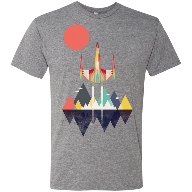 T-Shirts Premium Heather / S Sunset Fighter Men's Triblend T-Shirt