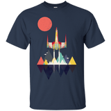 T-Shirts Navy / S Sunset Fighter T-Shirt