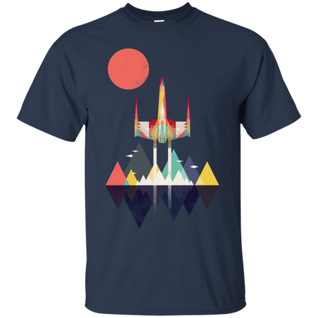 T-Shirts Navy / S Sunset Fighter T-Shirt