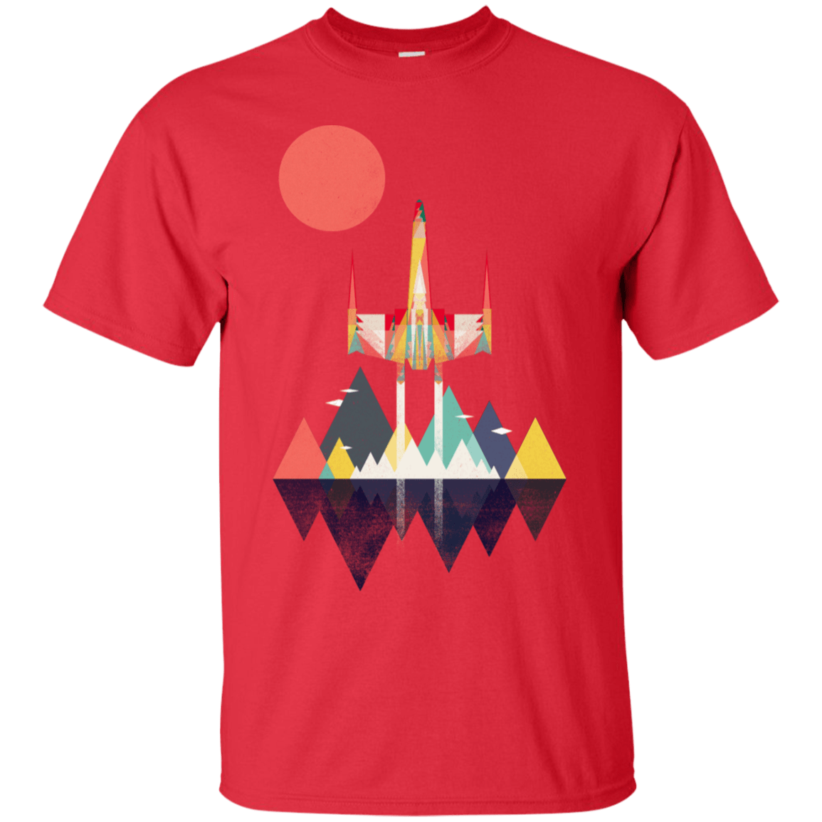 T-Shirts Red / S Sunset Fighter T-Shirt