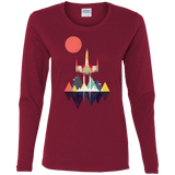 T-Shirts Cardinal / S Sunset Fighter Women's Long Sleeve T-Shirt