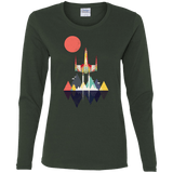 T-Shirts Forest / S Sunset Fighter Women's Long Sleeve T-Shirt