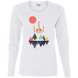 T-Shirts White / S Sunset Fighter Women's Long Sleeve T-Shirt