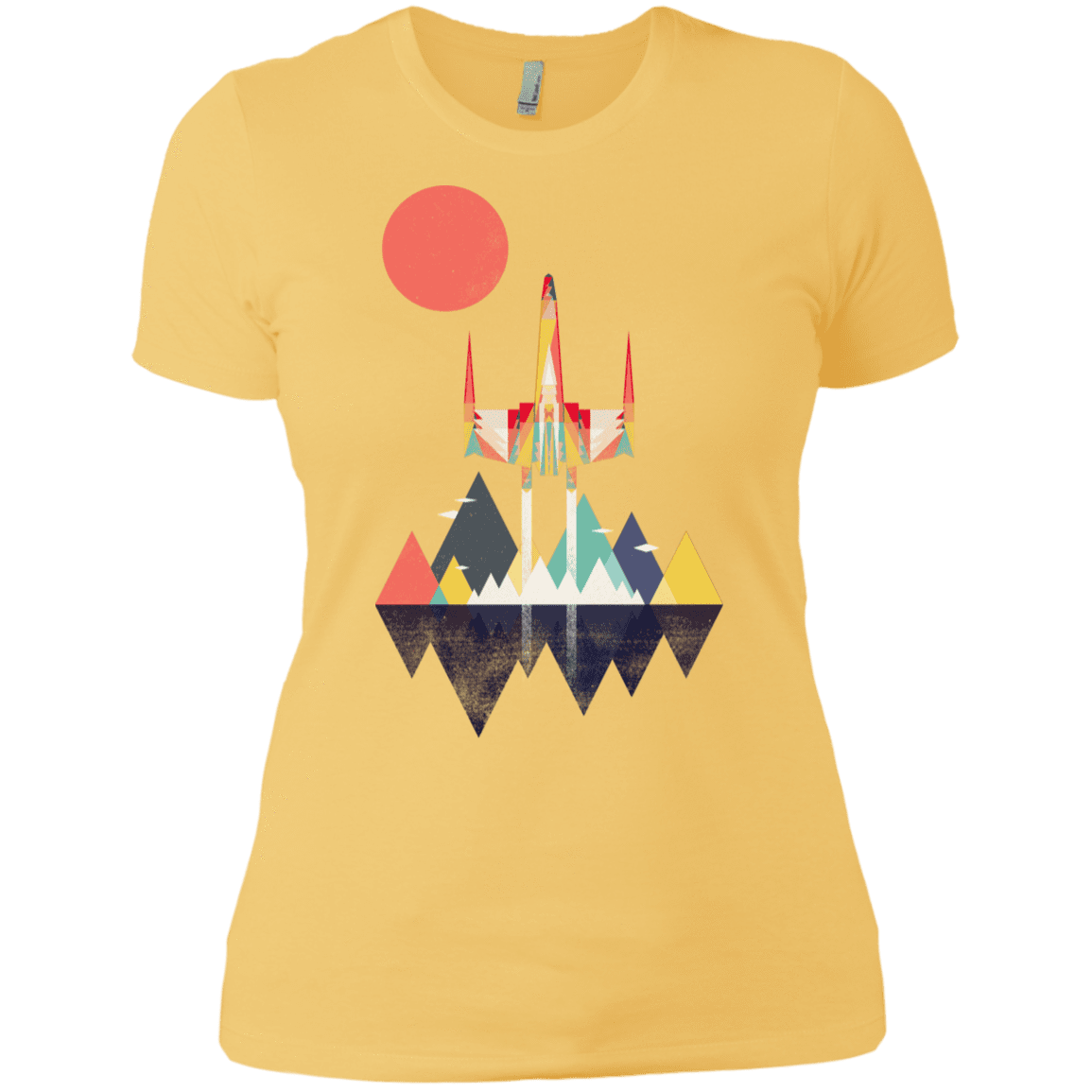 T-Shirts Banana Cream/ / X-Small Sunset Fighter Women's Premium T-Shirt