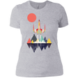 T-Shirts Heather Grey / X-Small Sunset Fighter Women's Premium T-Shirt