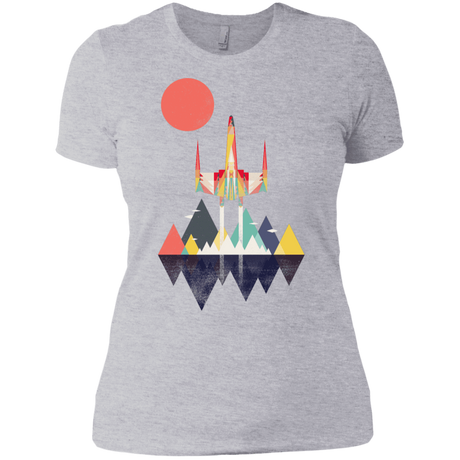 T-Shirts Heather Grey / X-Small Sunset Fighter Women's Premium T-Shirt