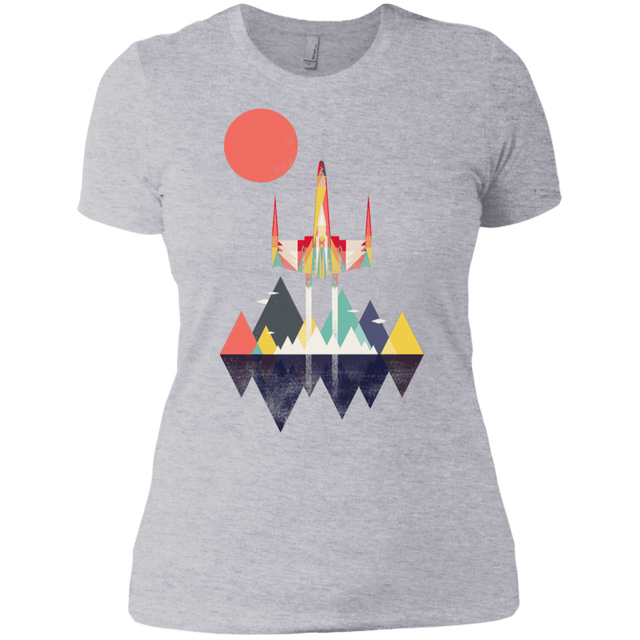 T-Shirts Heather Grey / X-Small Sunset Fighter Women's Premium T-Shirt