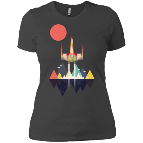 T-Shirts Heavy Metal / X-Small Sunset Fighter Women's Premium T-Shirt