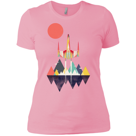 T-Shirts Light Pink / X-Small Sunset Fighter Women's Premium T-Shirt