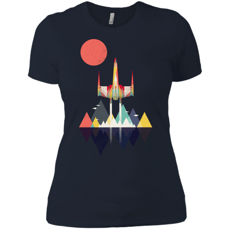 T-Shirts Midnight Navy / X-Small Sunset Fighter Women's Premium T-Shirt