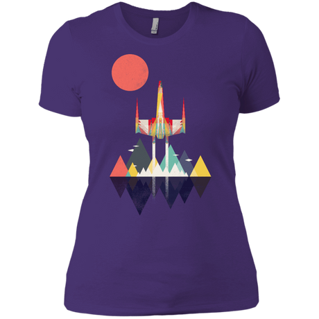 T-Shirts Purple Rush/ / X-Small Sunset Fighter Women's Premium T-Shirt