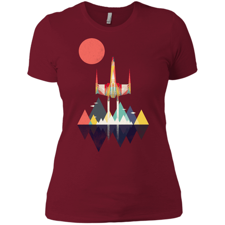 T-Shirts Scarlet / X-Small Sunset Fighter Women's Premium T-Shirt