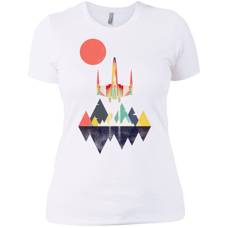 T-Shirts White / X-Small Sunset Fighter Women's Premium T-Shirt