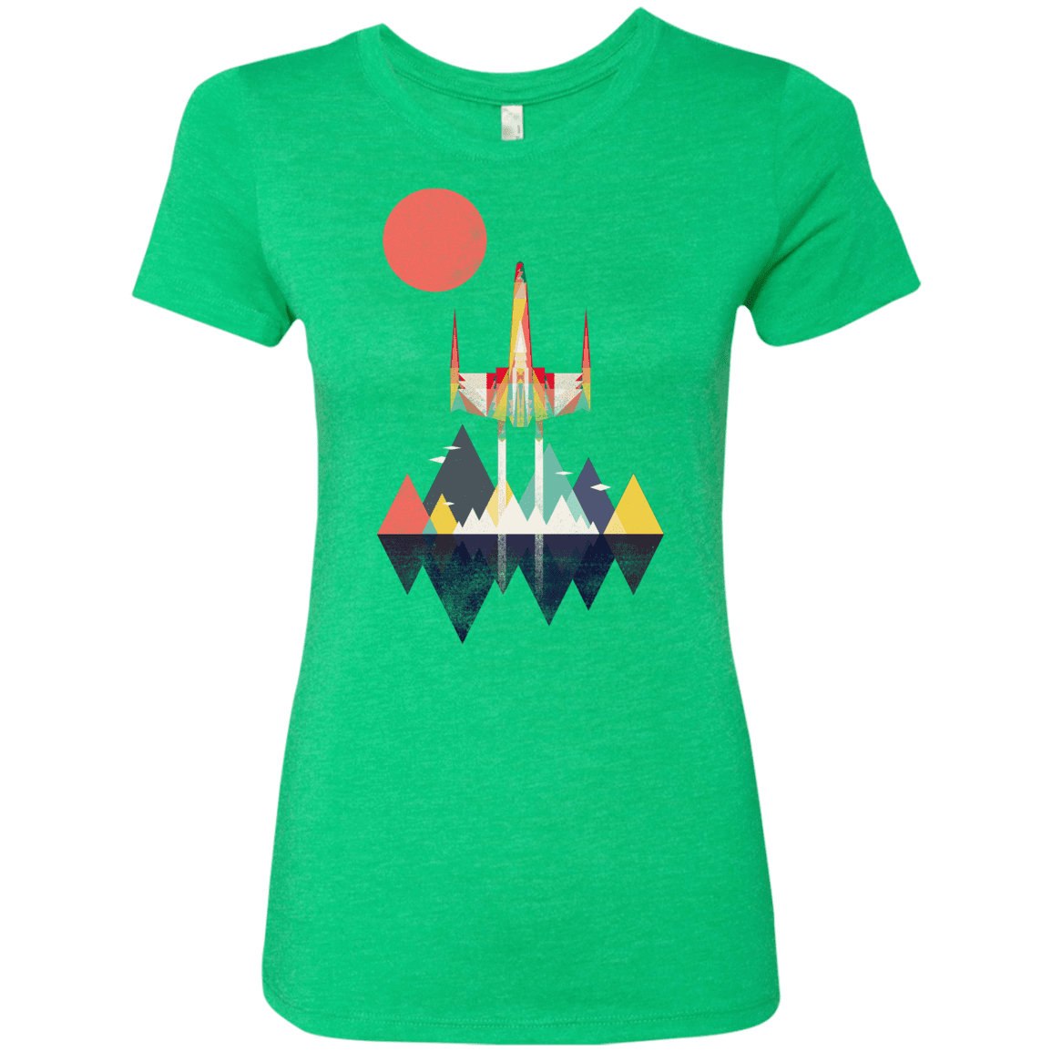 T-Shirts Envy / S Sunset Fighter Women's Triblend T-Shirt
