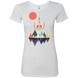 T-Shirts Heather White / S Sunset Fighter Women's Triblend T-Shirt