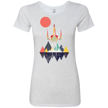T-Shirts Heather White / S Sunset Fighter Women's Triblend T-Shirt