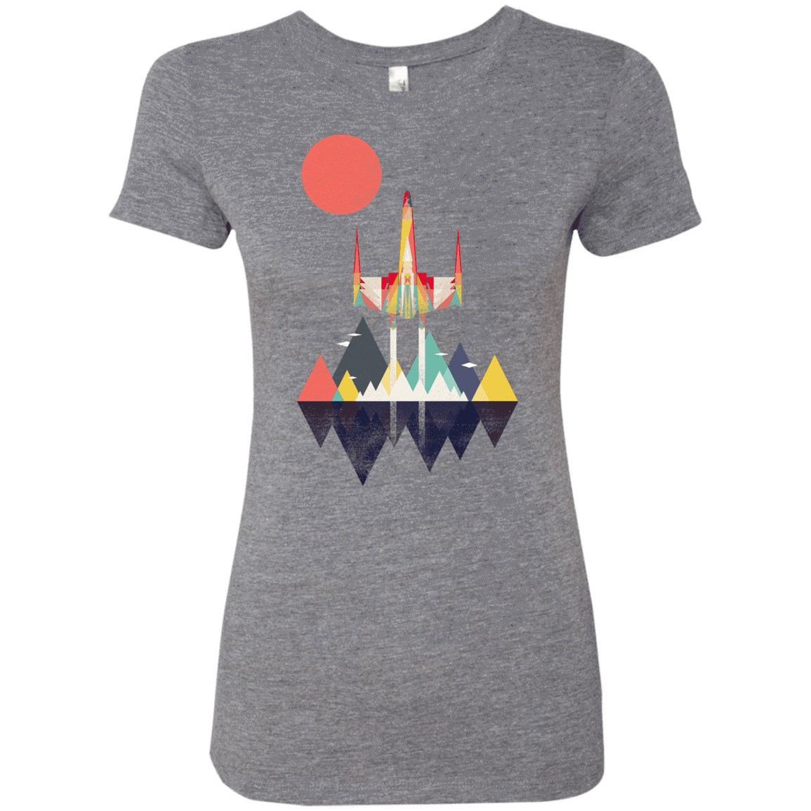 T-Shirts Premium Heather / S Sunset Fighter Women's Triblend T-Shirt