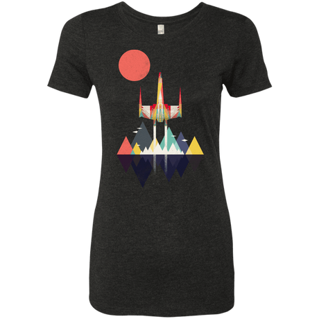 T-Shirts Vintage Black / S Sunset Fighter Women's Triblend T-Shirt