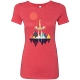 T-Shirts Vintage Red / S Sunset Fighter Women's Triblend T-Shirt
