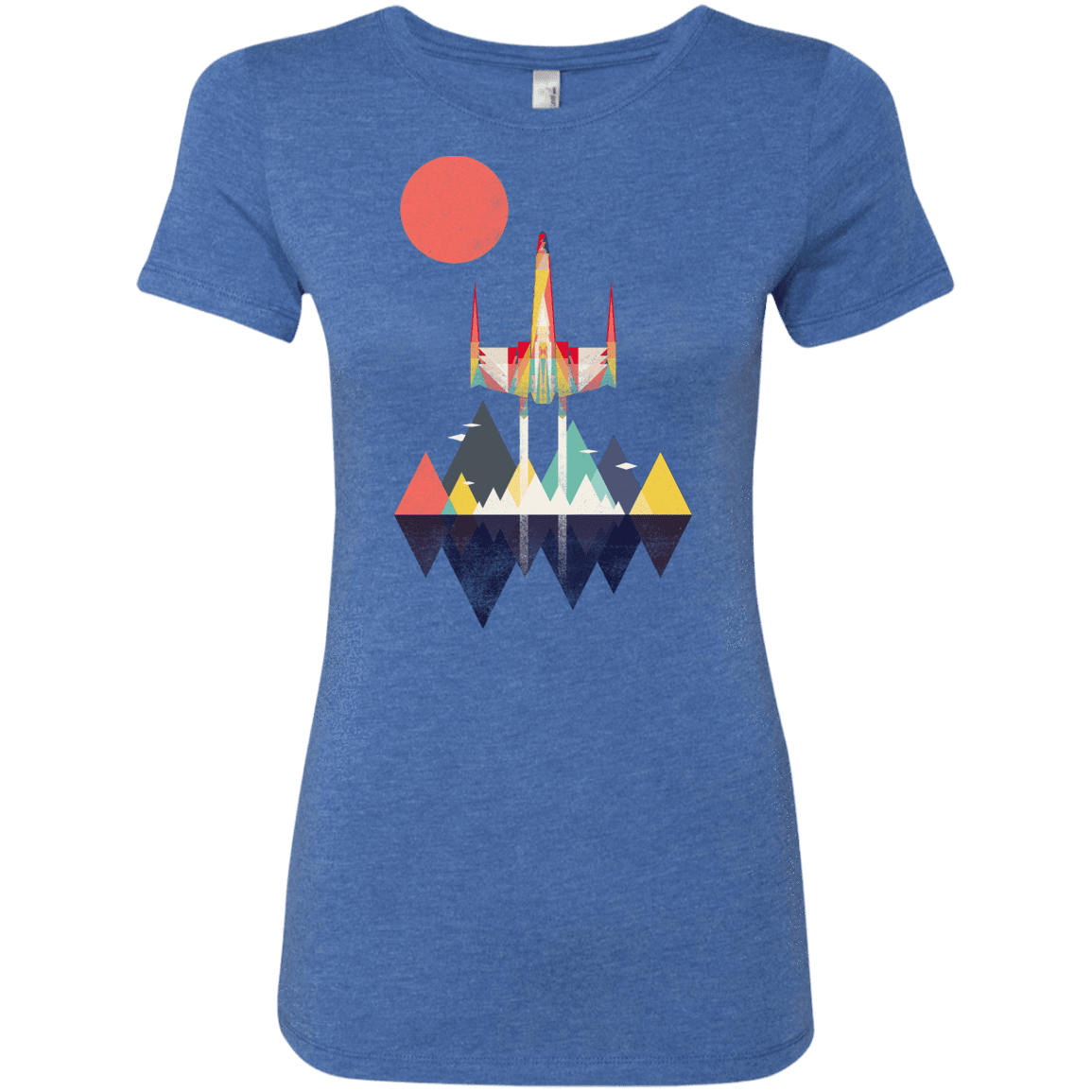 T-Shirts Vintage Royal / S Sunset Fighter Women's Triblend T-Shirt