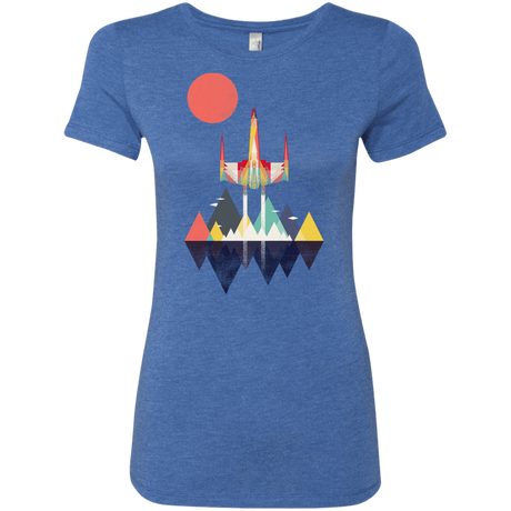 T-Shirts Vintage Royal / S Sunset Fighter Women's Triblend T-Shirt