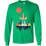 T-Shirts Irish Green / YS Sunset Fighter Youth Long Sleeve T-Shirt