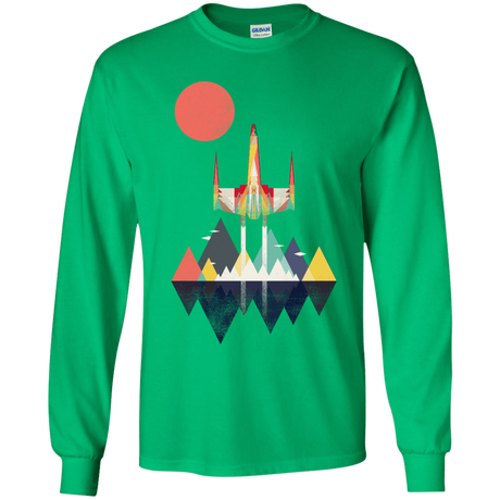 T-Shirts Irish Green / YS Sunset Fighter Youth Long Sleeve T-Shirt
